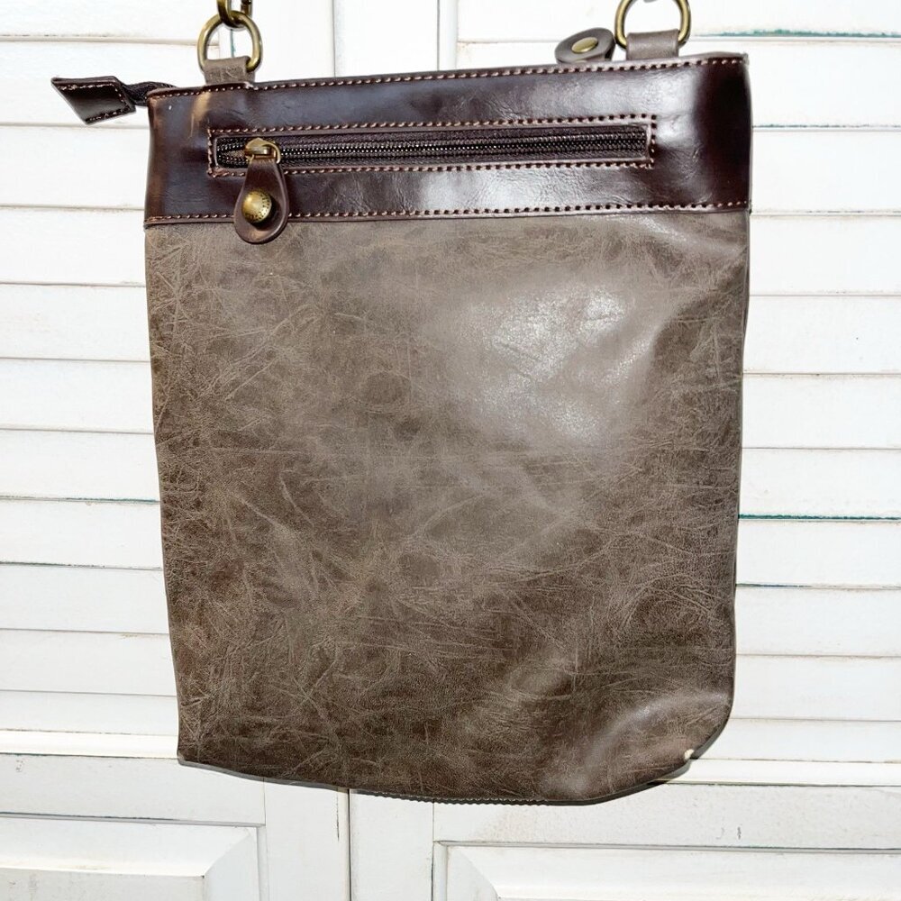 Chala Gemini Messenger 3-In-1 Crossbody Sunflower Shoulder Bag - Picture 6 of 7